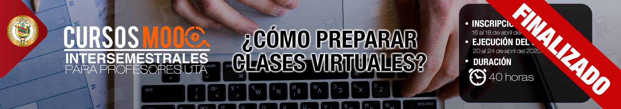 CURSO MOOC INTERSEMESTRAL PROFESORES: ¿Cómo preparar clases virtuales?