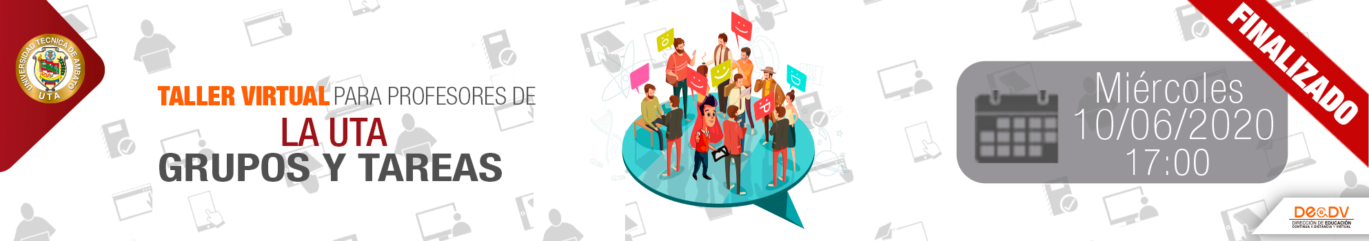 TALLER VIRTUAL PARA PROFESORES DE LA UTA: GRUPOS Y TAREAS